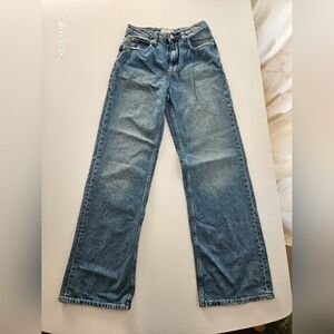 We The Free Blue Straight Leg Jeans